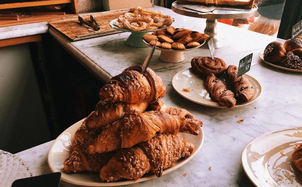 storefront filled with freshly baked goods